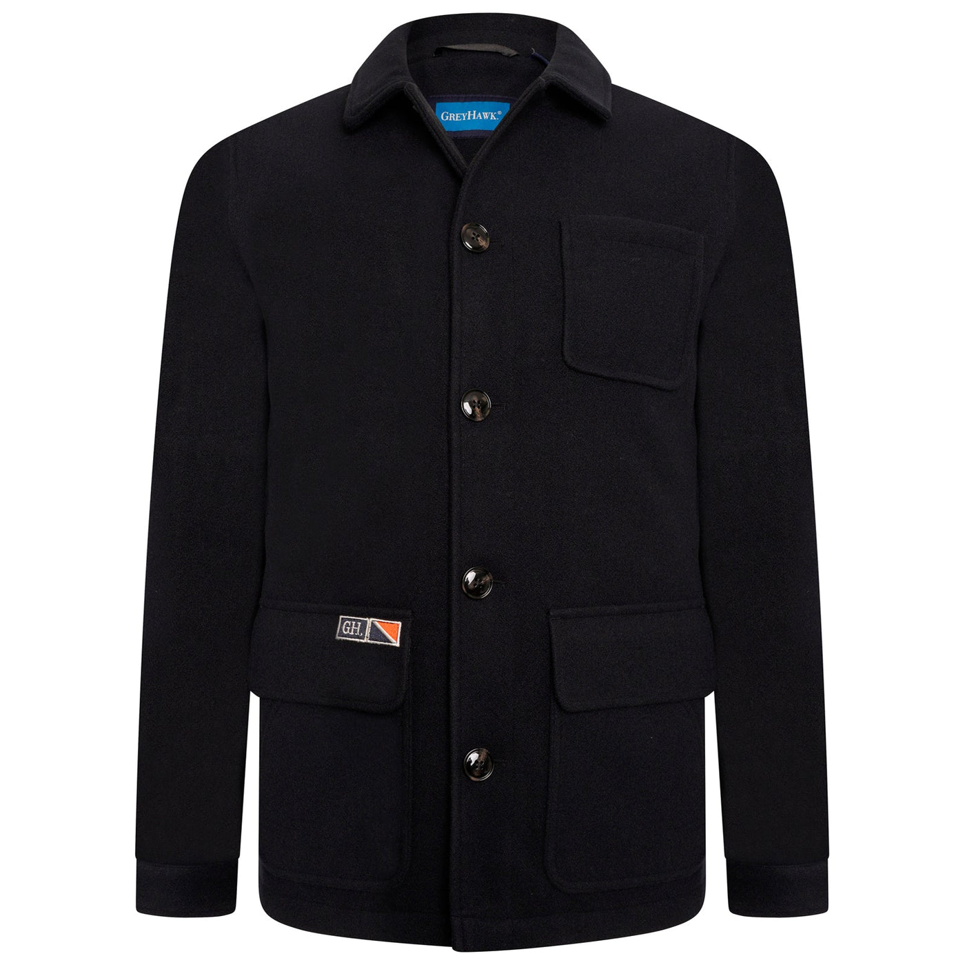 Extra-Tall Grey Hawk Workwear Style Jacket in Navy Peacoat RRP £99.99