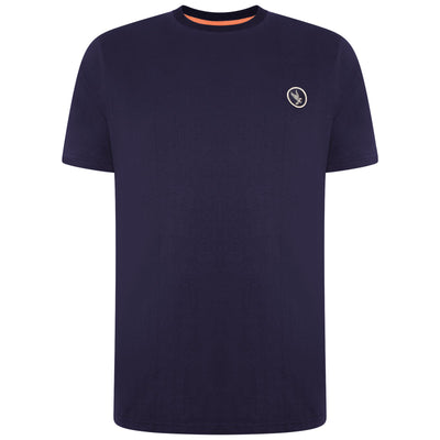 Extra-Tall Grey Hawk Essential Logo T-Shirt in Navy RRP £29.99