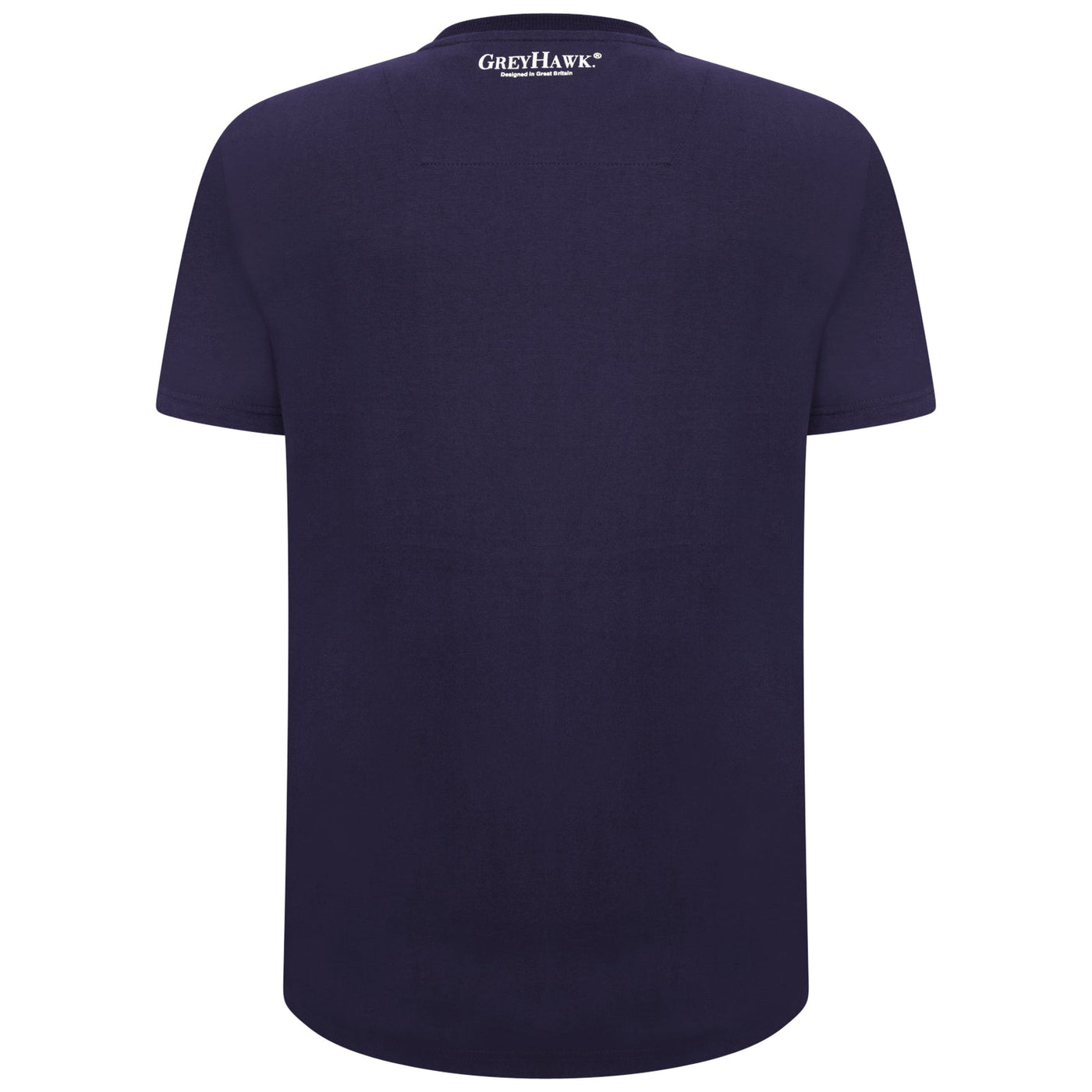 Extra-Tall Grey Hawk Essential Logo T-Shirt in Navy RRP £29.99