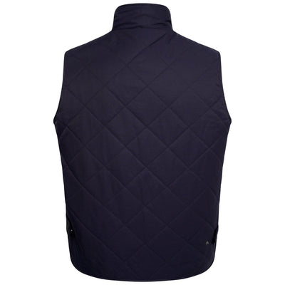 Grey Hawk Quilted Gilet in Navy RRP £65