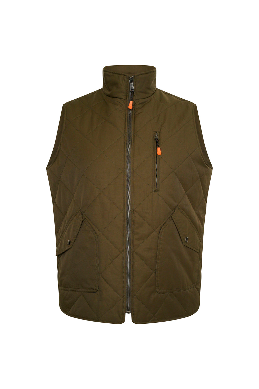 Grey Hawk Quilted Gilet in Khaki RRP £65