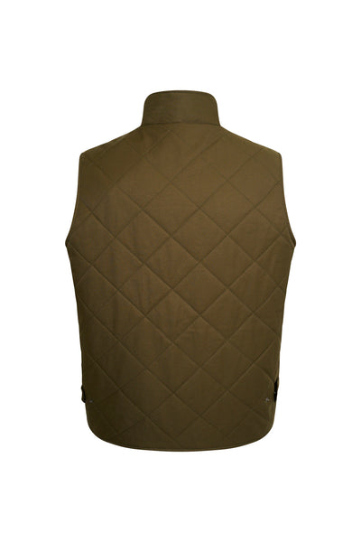 Grey Hawk Quilted Gilet in Khaki RRP £65