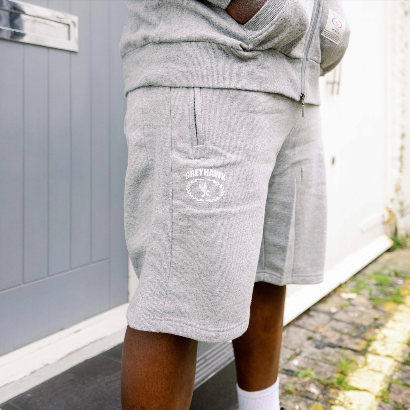 Light Grey Casual Short